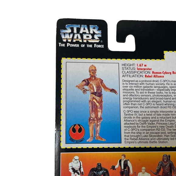 Kenner Star Wars The Power Of The Force C-3PO Realistic Metalized Body 1995 - Picture 14 of 16